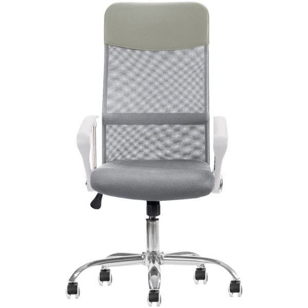 Silla Ejecutiva Economalla Blanca / Gris  Mesh Econo-malla - Imagen 2