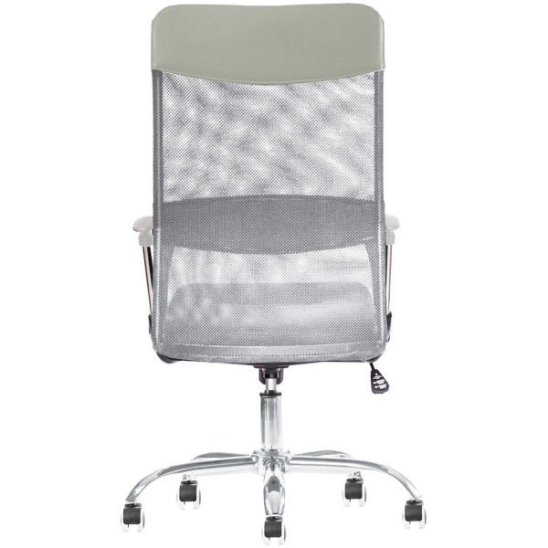 Silla Ejecutiva Economalla Blanca / Gris  Mesh Econo-malla - Imagen 4