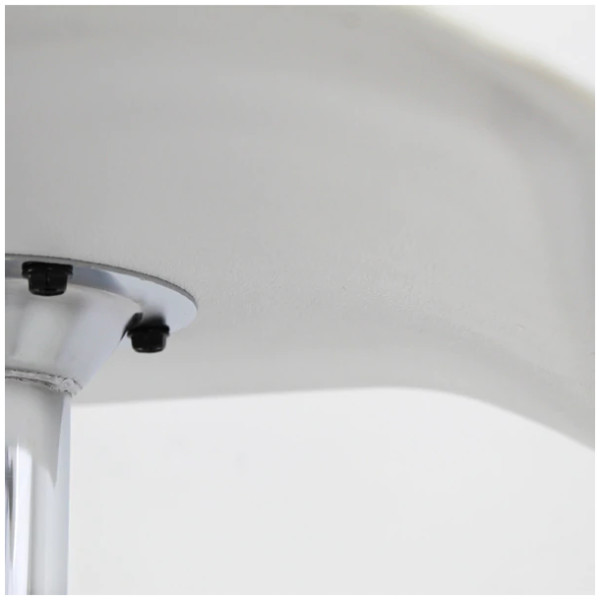 Banco Nitro Economico Ajustable Piel Pu Blanco - Imagen 6