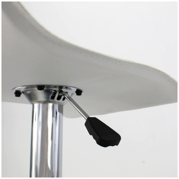 Banco Nitro Economico Ajustable Piel Pu Blanco - Imagen 5