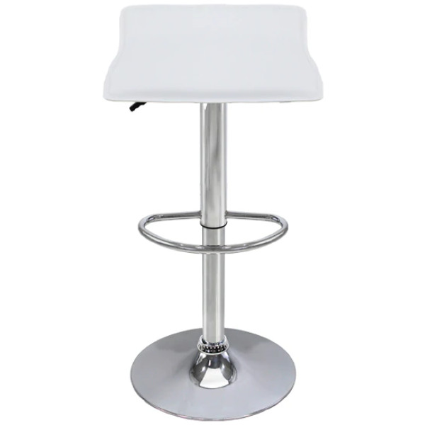 Banco Nitro Economico Ajustable Piel Pu Blanco - Imagen 3