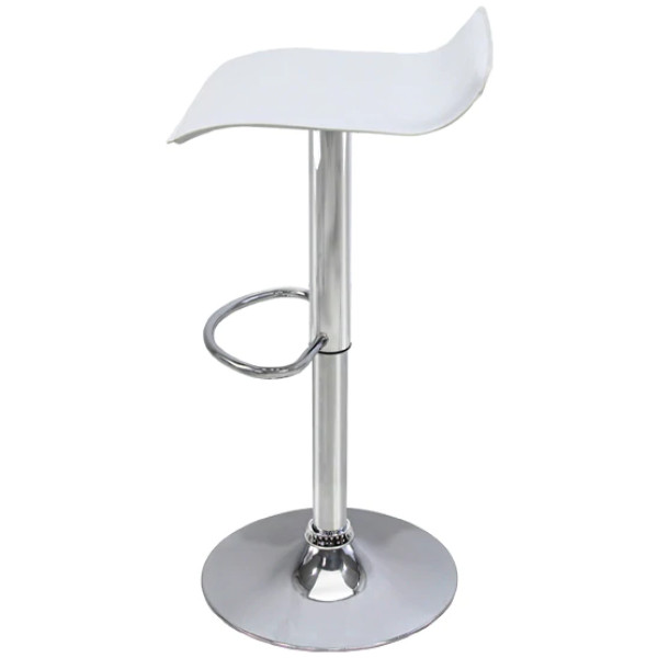 Banco Nitro Economico Ajustable Piel Pu Blanco - Imagen 2