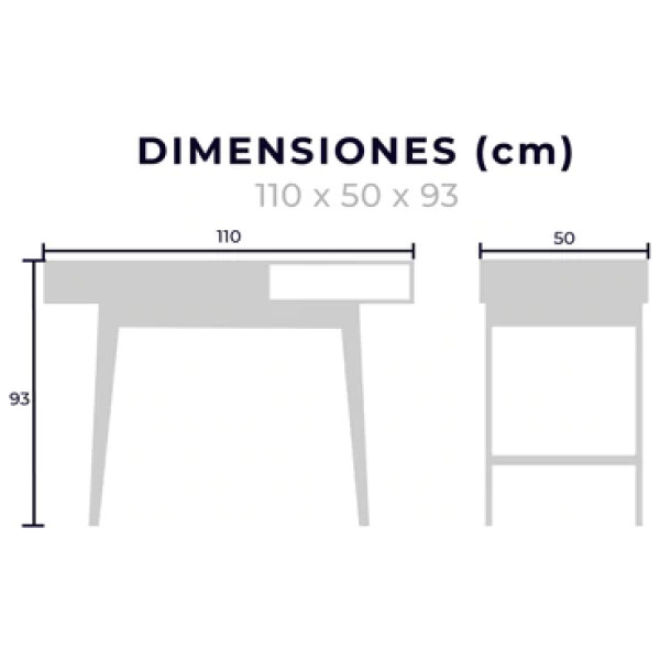 Escritorio Minimalista Lou Roble - Imagen 7