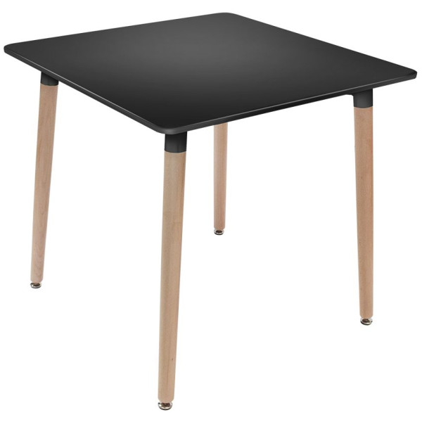 Mesa Eames Cuadrada Negra - Imagen 2