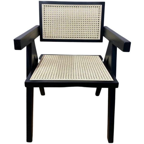 Silla TT Bejuco Replica Pierre Jeanneret 45 Nat Natural - Imagen 3