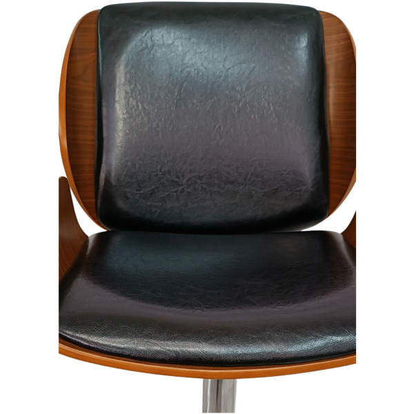 Banco Arw Madera Piel Texturizada Cromo - Imagen 10