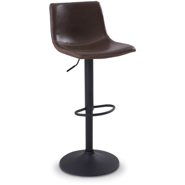Banco STZ Ajustable Estructura negra Cafe