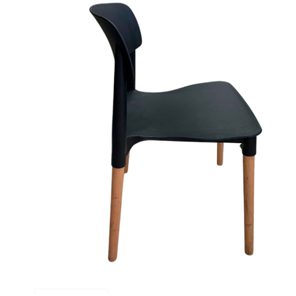 Silla Eames At2 Respaldo Corto Negra - Imagen 3