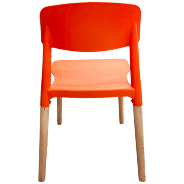 Silla Eames At2 Respaldo Corto Naranja - Imagen 2