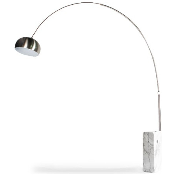 Lámpara de Piso Marble C - Blanco