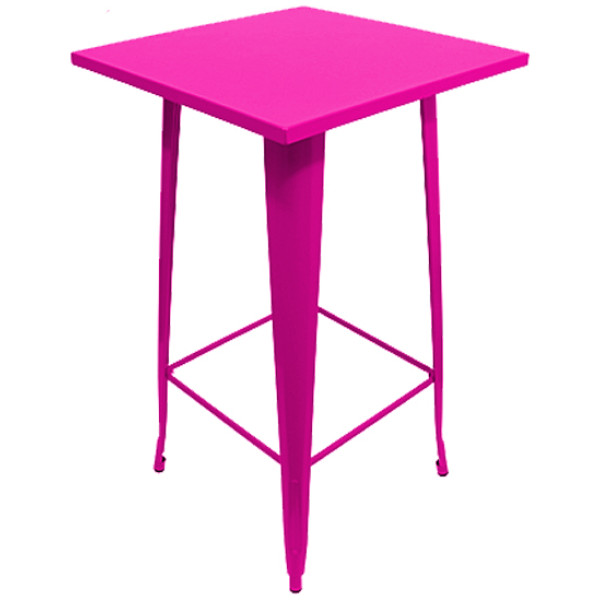 Mesa Tolix Bar alta 60 Cubierta Metalica metal Color a gusto - Imagen 2