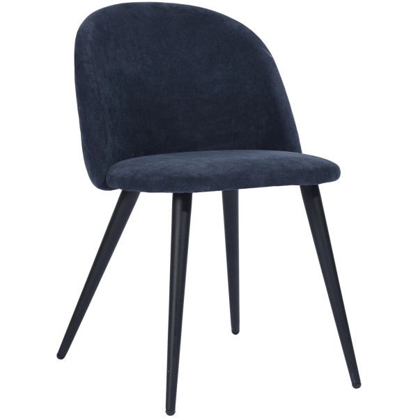Silla Terciopelo Azul Eames Z1 Velvet Set Con 2 Piezas - Imagen 2