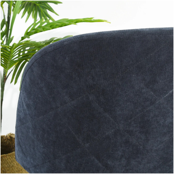 Silla Terciopelo Azul Eames Z1 Velvet Set Con 2 Piezas - Imagen 6