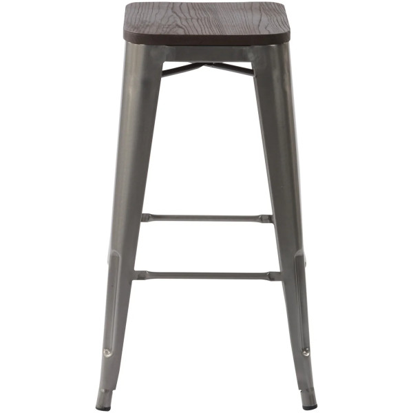 Banco Tolix Asiento Madera - Imagen 7