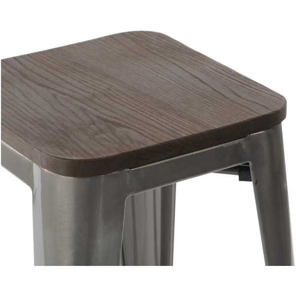 Banco Tolix Asiento Madera - Imagen 10