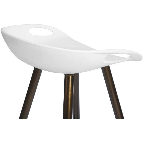 Set De 2 Banco Flyk Pata Dorada Tono Bronce - Imagen 10