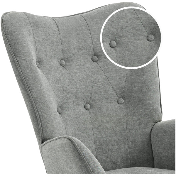 Mecedora Classica VRock Terciopelo Velvet - Imagen 16