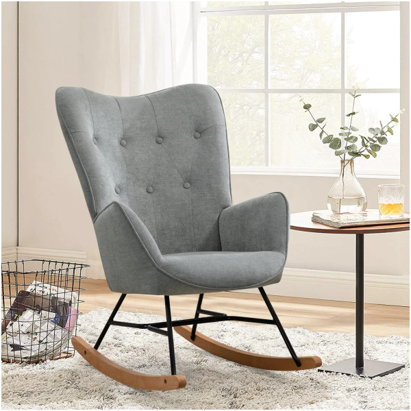 Mecedora Classica VRock Terciopelo Velvet - Imagen 18