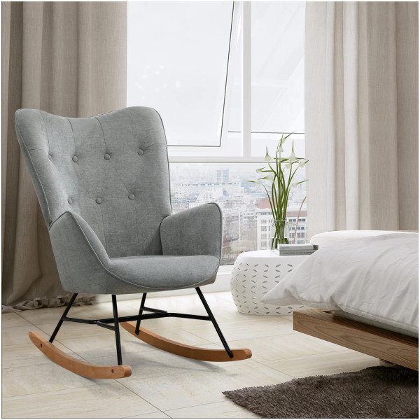 Mecedora Classica VRock Terciopelo Velvet - Imagen 19