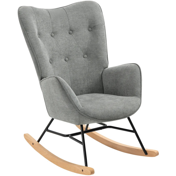 Mecedora Classica VRock Terciopelo Velvet - Imagen 12