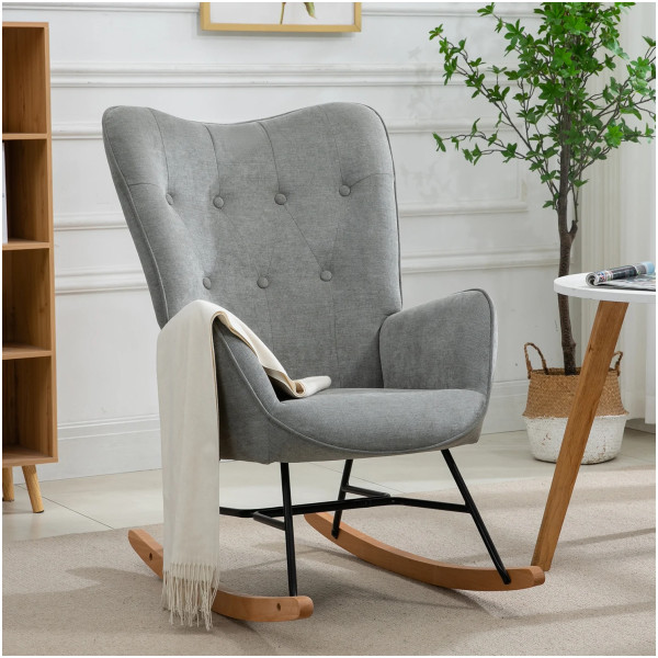 Mecedora Classica VRock Terciopelo Velvet - Imagen 13