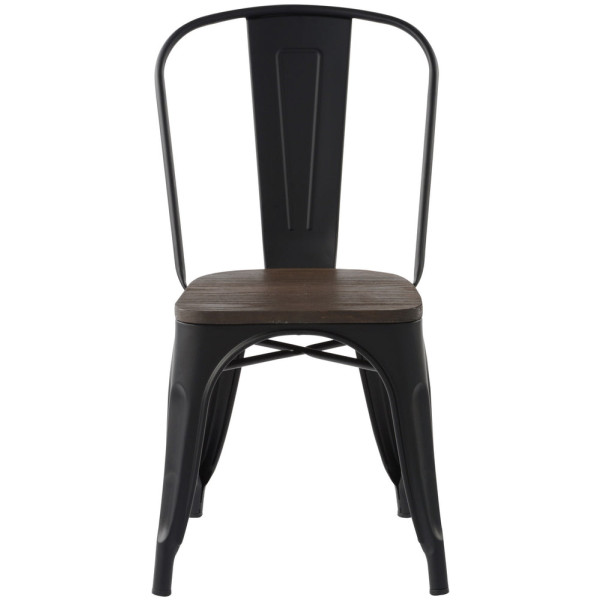 Silla Tolix Asiento Madera - Imagen 10