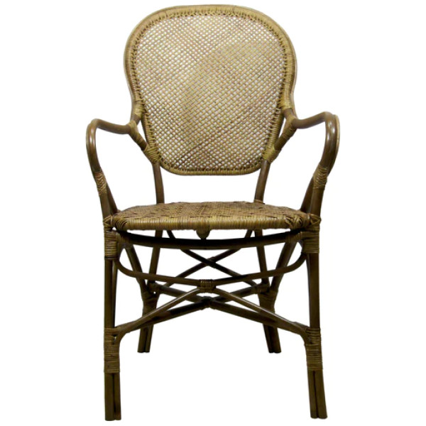 Silla Ratan Thonet Rattan Brazo Natural - Imagen 2
