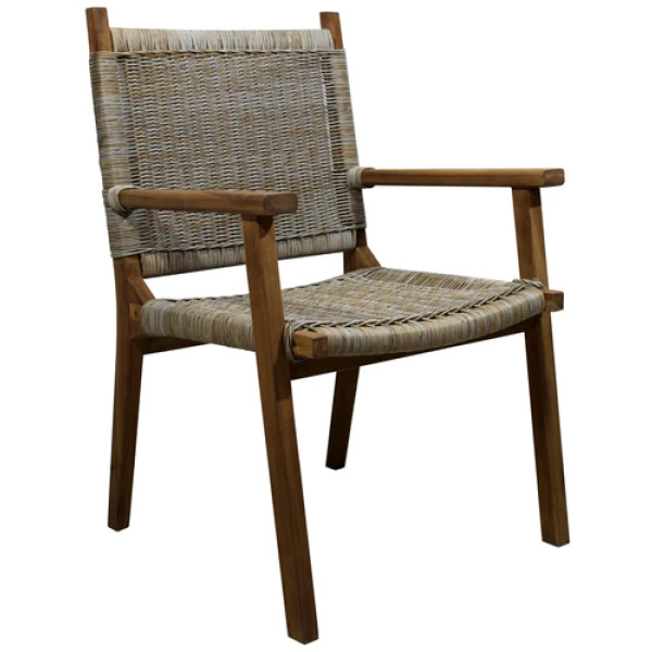 Silla Ratan Rosa Rattan Natural - Imagen 4