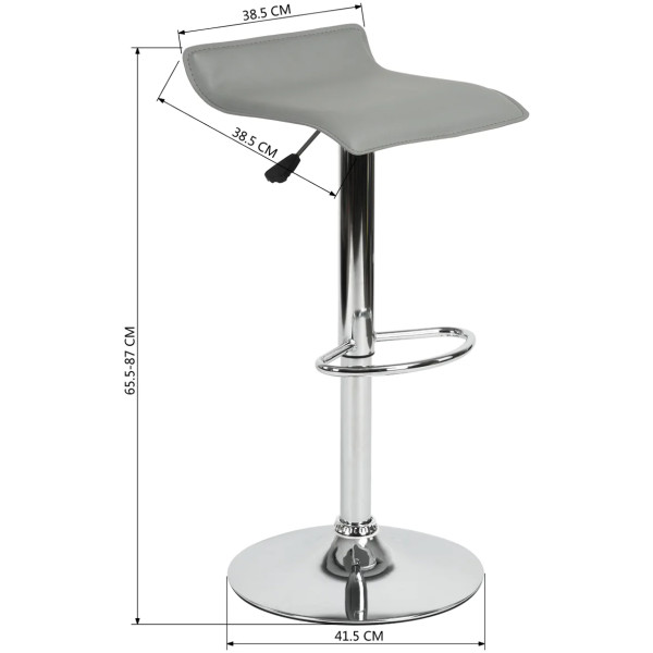 Set De 2 Banco Nitro Gris - Imagen 3
