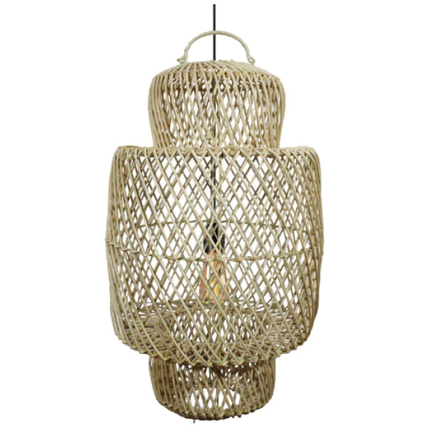 Lampara Ratan El Rattan Natural