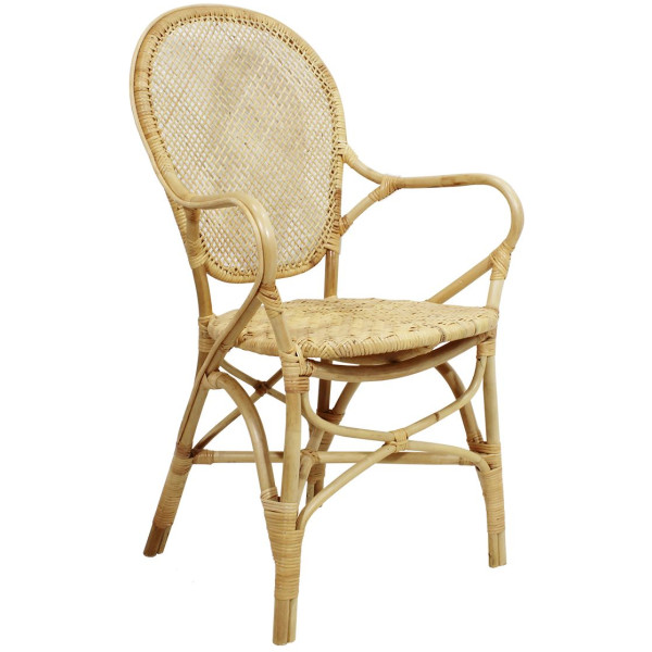 Silla Ratan Thonet Rattan Brazo Natural - Imagen 4