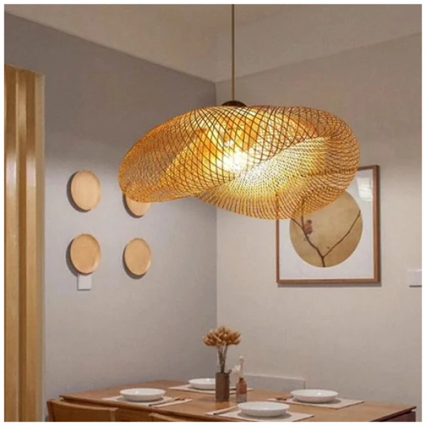 Lampara Ratan Mx Rattan Natural - Imagen 2