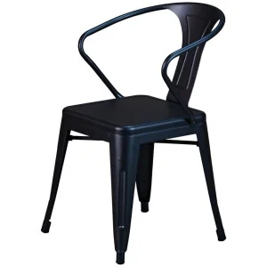 Silla Tolix Brazo Asiento Cuadrado