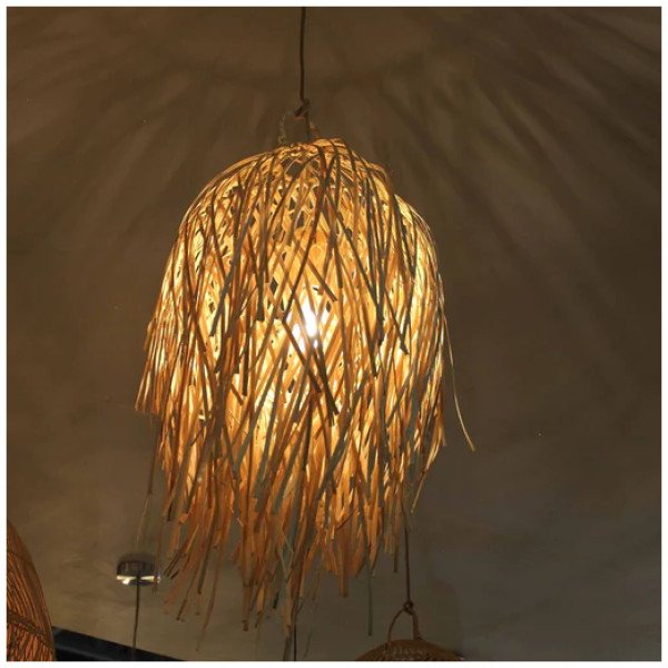 Lampara Ratan St Rattan Natural - Imagen 2