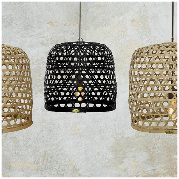 Lampara Ratan Tg Rattan Natural - Imagen 4