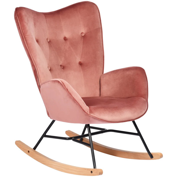 Mecedora Classica VRock Terciopelo Velvet - Imagen 5