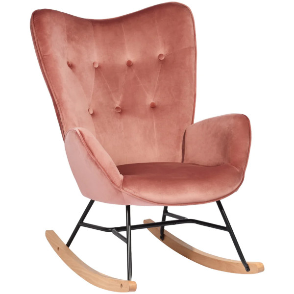 Mecedora Classica VRock Terciopelo Velvet