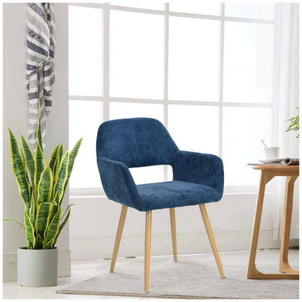 Silla Eames W Pata Metal impresion tipo madera Set 2 - Imagen 9