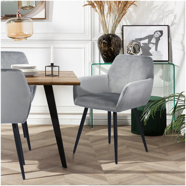 Silla Dranco Terciopelo Set 2 - Imagen 2