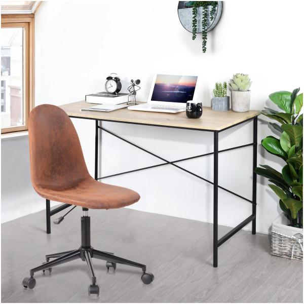 Silla Secretarial Oficina Larz Terciopelo - Imagen 2