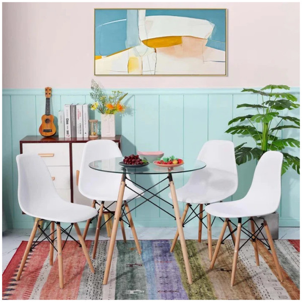 Mesa Eames 80 Cristal - Imagen 3