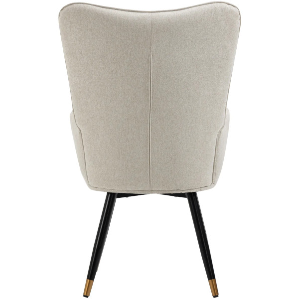 Silla Funkel Sillon ocasional Pata dorada - Imagen 8