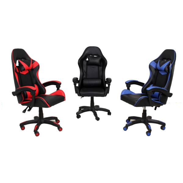 Silla Gamer Profesional Azul Blue-002 Reclinable - Imagen 5