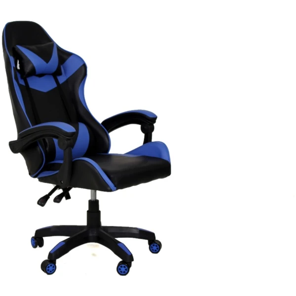 Silla Gamer Profesional Azul Blue-002 Reclinable - Imagen 4