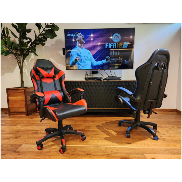 Silla Gamer Profesional Rojo Red-001 Reclinable - Imagen 6