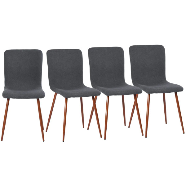 Sillas Tela Scar Set De 4