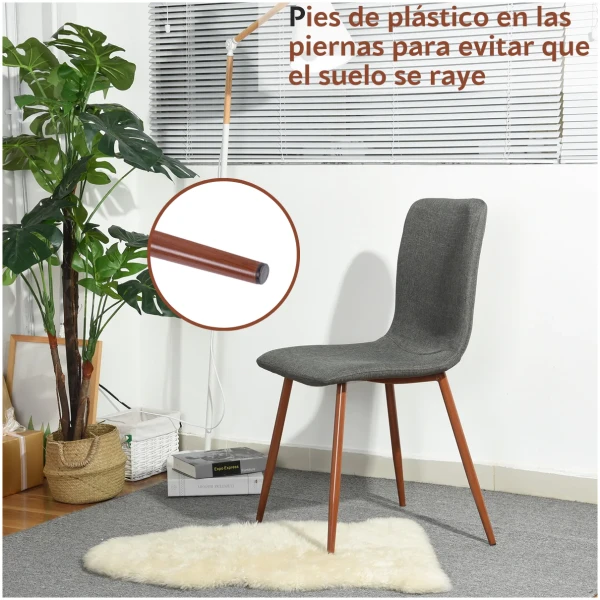 Sillas Tela Scar Set De 4 - Imagen 7