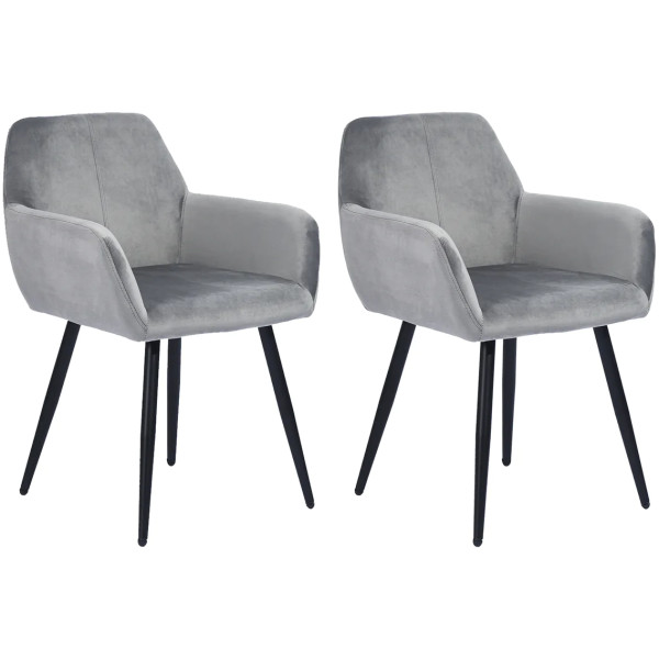 Silla Dranco Terciopelo Set 2