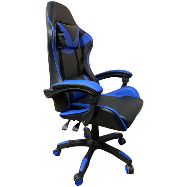 Silla Gamer Profesional Azul Blue-002 Reclinable - Imagen 2