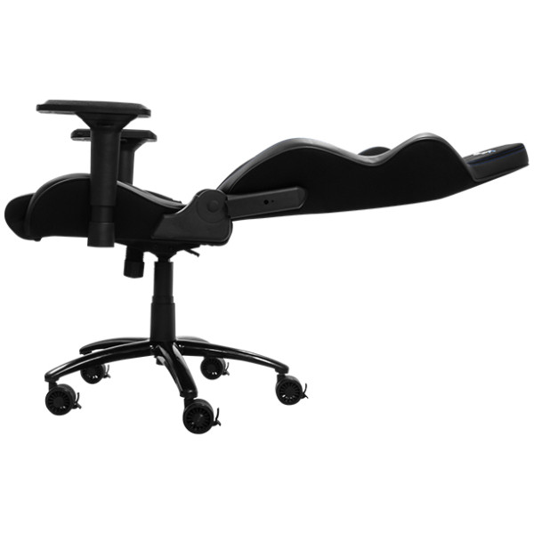 Silla Gamer Profesional Game Factor Azul / Negro Tela - Imagen 4
